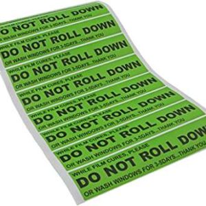Dont Roll Your Windows Down Stickers